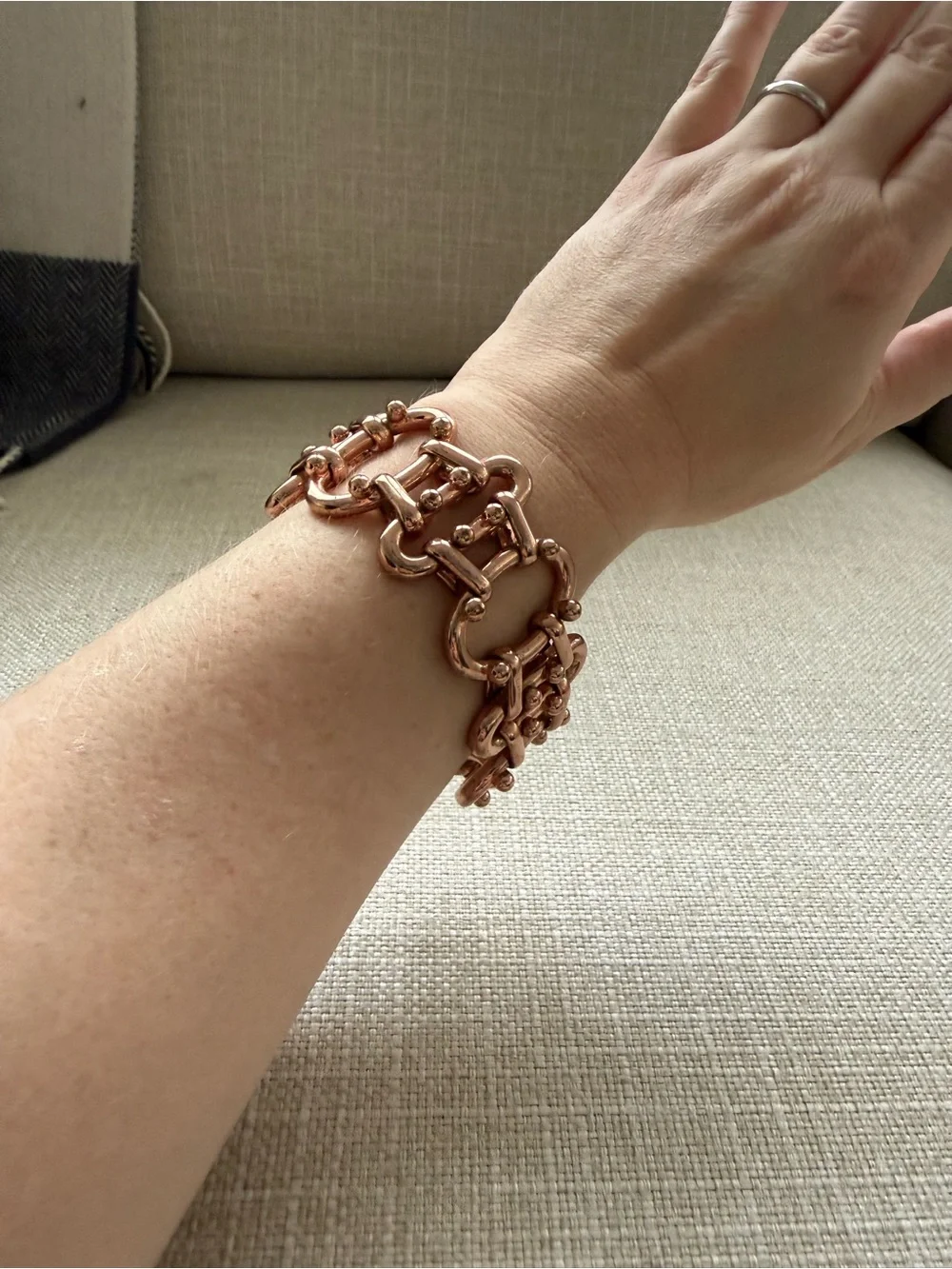 J Crew Rose Gold Chain Link Bracelet - Women Accessories